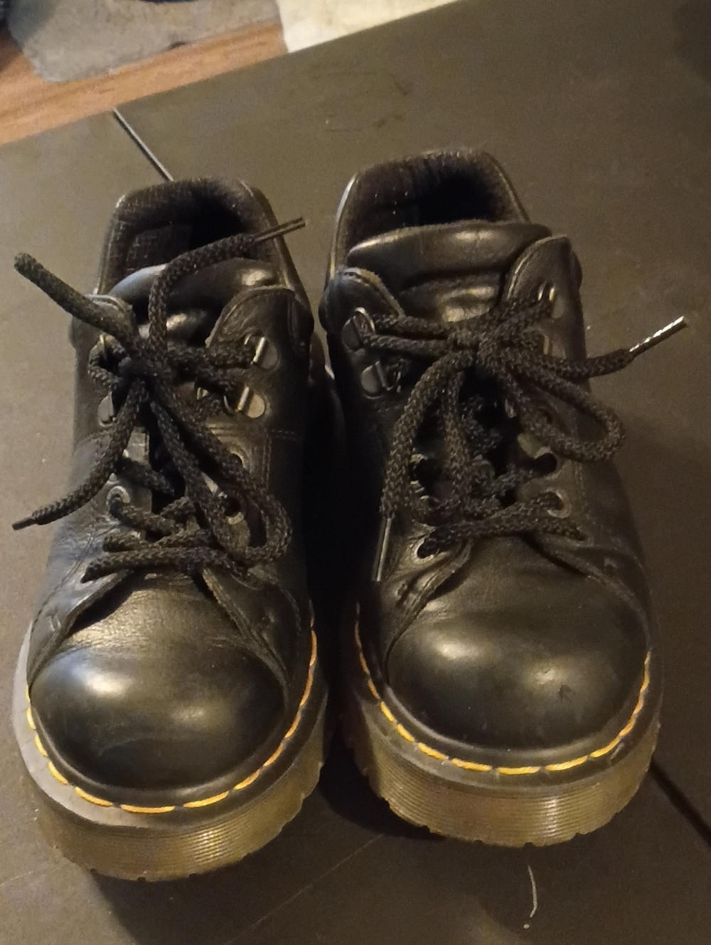 Dr. Martens Men's Black Leather Boots